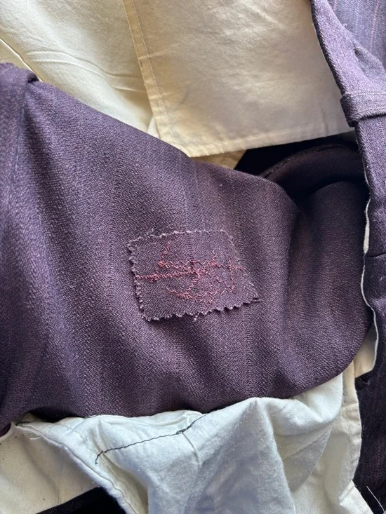 Vintage Dino Divinci Men's Suit Sz 44L Double Breasted One Blazer Classic Preppy - Picture 13 of 14